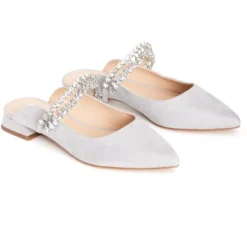 Women's Wide Fit Strappy Point Mule - Gray | EVANS -Georgia Shoes Shop GUEST ceacebde 4629 4733 b75a b2ea0be55a44