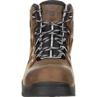 Men's Brown Georgia Boot Amplitude Composite Toe Waterproof Work Boot Size 9(Wide) 4 Men's Brown Georgia Boot Amplitude Composite Toe Waterproof Work Boot Size 9(Wide) - Image 2