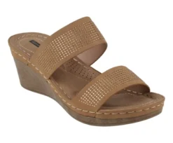 GC Shoes Madore Embellished Comfort Slide Wedge Sandals -Georgia Shoes Shop GUEST d1d34a1a b5af 48ba b5eb 8338833b1726