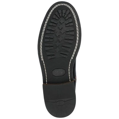 TAFT 365 Men's Model 007 Rugged Lace-up Boot In Black/Cherry 6 TAFT 365 Men's Model 007 Rugged Lace-up Boot In Black/Cherry - Image 4