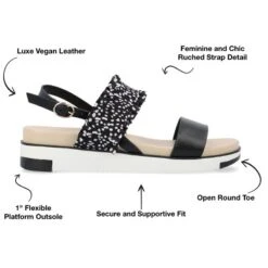 Journee Collection Womens Riya Formed Footbed Sling Back Sandal -Georgia Shoes Shop GUEST d3c3f372 2555 4b0d 802c 85b1e72f17ba