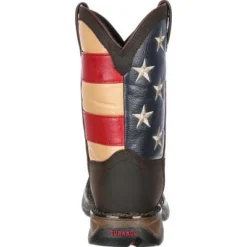 Lil' Rebel By Durango Kids Western Boot, DBT0159, Patriotic -Georgia Shoes Shop GUEST d4ef2261 dbbd 4d8f 827b 1e200c5348ab
