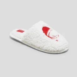 Women's Holiday Santa Happy Face Scuff Slippers - Wondershop™ Cream 9 Women's Holiday Santa Happy Face Scuff Slippers - Wondershop™ Cream -Georgia Shoes Shop GUEST d5fb699f 0de7 4901 ae5d bf53e1f7a6a3