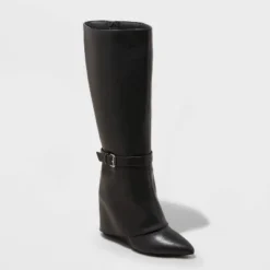 Women's Tall Novie Dress Boots - A New Day™ Black 7 Women's Tall Novie Dress Boots - A New Day™ Black -Georgia Shoes Shop GUEST d6a6d7b9 7392 4fbf badc c40dfa168777