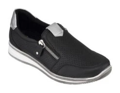 GC Shoes Sixty Perforated Zipper Slip On Sneakers -Georgia Shoes Shop GUEST d714b954 5b7f 459d 97ba 63a31e5d59b5