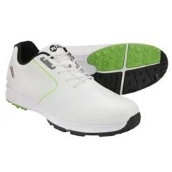 Ram Golf Player Mens Waterproof Golf Shoes White/Green -Georgia Shoes Shop GUEST d8377809 0d5c 4585 a068 5a8157e21303