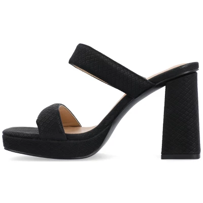 Journee Collection Womens Jaell Multi Strap Covered Block Heel Platform Sandals 3 Journee Collection Womens Jaell Multi Strap Covered Block Heel Platform Sandals