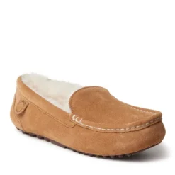 Fireside By Dearfoams Women's Mel Genuine Shearling Moccasin Slipper -Georgia Shoes Shop GUEST da69a011 5cab 4d1c a4ab 010074566f74