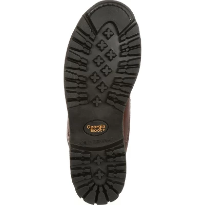 Men's Brown Georgia Boot Steel Toe Waterproof Lace-To-Toe Work Boot Size 8.5 3 Men's Brown Georgia Boot Steel Toe Waterproof Lace-To-Toe Work Boot Size 8.5