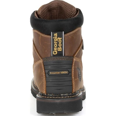 Georgia Boot Men's Brown Georgia Giant Revamp Steel Toe Internal Met-Guard Waterproof Work Boot Size 9(Wide) 5 Georgia Boot Men's Brown Georgia Giant Revamp Steel Toe Internal Met-Guard Waterproof Work Boot Size 9(Wide) - Image 3