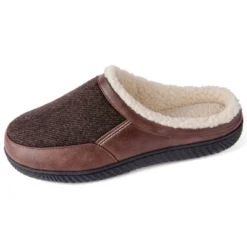 RockDove Men's Colton Faux Shearling Lined Slide Slipper -Georgia Shoes Shop GUEST daed2faa 4b51 4f6b 8bfb 689e8aee6d31