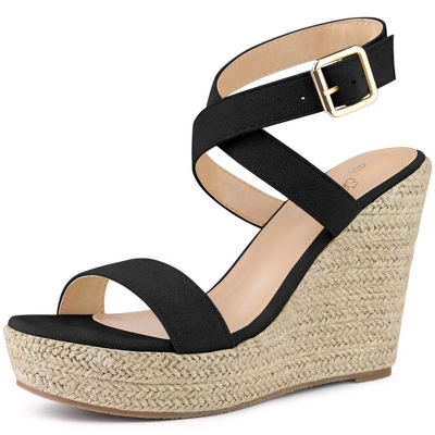 Perphy Slingback Crisscross Espadrille Wedge Heel Sandals For Women 7 Perphy Slingback Crisscross Espadrille Wedge Heel Sandals For Women - Image 5