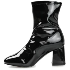 Journee Collection Womens Reice Square Toe Block Heel Ankle Booties