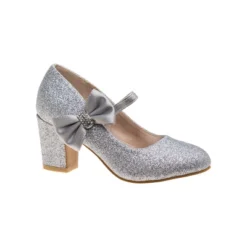 Badgley Mischka Girls Mary Jane Heel Dress Shoes With Bow Detail -Elegant Girls' Pumps, Low Heels, Flower Party, Wedding, Princess (Little Kids/Big Kids) -Georgia Shoes Shop GUEST db5eeed2 16c5 4775 b882 9b3461353548