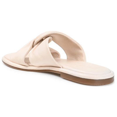 Journee Signature Womens Genuine Leather Kanndice Slip On Slide Sandals 8 Journee Signature Womens Genuine Leather Kanndice Slip On Slide Sandals - Image 6