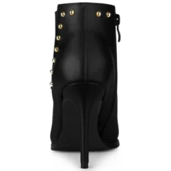 Allegra K Women's Pointed Toe Zip Stiletto High Heel Ankle Boots 14 Allegra K Women's Pointed Toe Zip Stiletto High Heel Ankle Boots -Georgia Shoes Shop GUEST dc073f8f 8e8c 40ad 9366 89f6542951fe