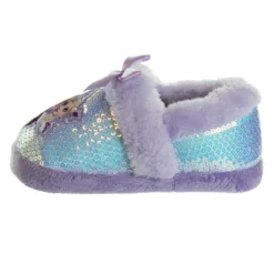 Disney Frozen Girl Slippers - Elsa And Anna Plush Lightweight Warm Comfort Soft Aline House Shoes - Purple (sizes 5-12 Toddler-Little Kid) -Georgia Shoes Shop GUEST dc1cd30c ec9c 41b6 a64f 00d937f21433