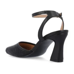 Journee Collection Womens Moriah Embossed Ankle Strap Square Toe Pumps -Georgia Shoes Shop GUEST de63fad0 22db 4873 a379 84f7fb7f2170