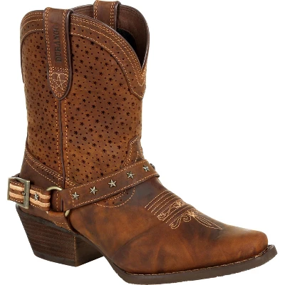 Women's Durango Ventilated Shortie Boot, DRD0375, Brown 9 Women's Durango Ventilated Shortie Boot, DRD0375, Brown - Image 7
