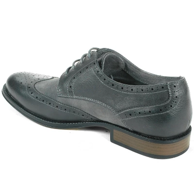 Alpine Swiss Zurich Mens Wing Tip Oxfords Two Tone Brogue Medallion Dress Shoes 8 Alpine Swiss Zurich Mens Wing Tip Oxfords Two Tone Brogue Medallion Dress Shoes - Image 6