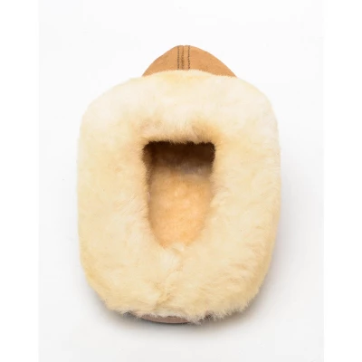 Minnetonka Women's Suede Sheepskin Mule 5 Minnetonka Women's Suede Sheepskin Mule - Image 3