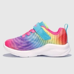 S Sport By Skechers Toddler Girls' Vivy Rainbow Print Sneakers