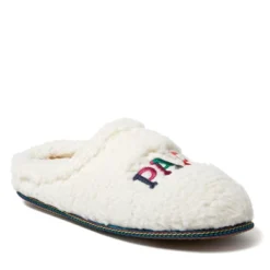Dearfoams Men's Papa Bear Teddy Clog Slipper