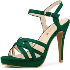 Allegra K Women's Strappy Platform Heels Stiletto Heel Sandals -Georgia Shoes Shop GUEST e168d87c 2584 4d02 a1cf ad906fcf6e2e