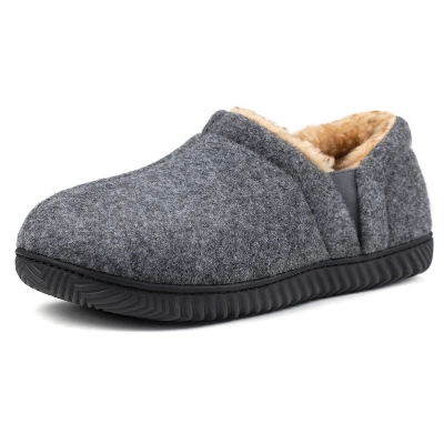 RockDove Men's Timothy Elastic Side Faux Wool Slipper 8 RockDove Men's Timothy Elastic Side Faux Wool Slipper - Image 6