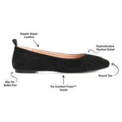 Journee Collection Womens Tannya Tru Comfort Foam Slip On Round Toe Ballet Flats -Georgia Shoes Shop GUEST e2da3344 56b7 4fbe 9f32 34a9ff3159f8