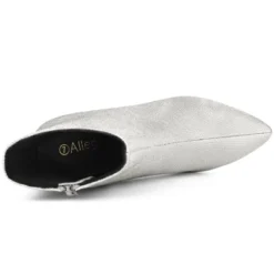 Allegra K Women's Sparkle Sequin Pointed Toe Side Zipper Stiletto Heels Ankle Boots -Georgia Shoes Shop GUEST e3313dde 4221 4f5d 8731 c7ee93c5a971