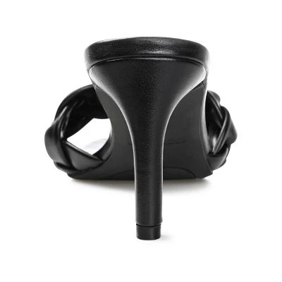 Journee Collection Womens Hattie Tru Comfort Foam Open Toe Mid Stiletto Pumps 4 Journee Collection Womens Hattie Tru Comfort Foam Open Toe Mid Stiletto Pumps - Image 2