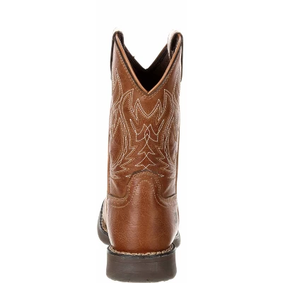 Kids Lil' Durango® Big Kids' Rodeo Brown Western Boot 5 Kids Lil' Durango® Big Kids' Rodeo Brown Western Boot - Image 3