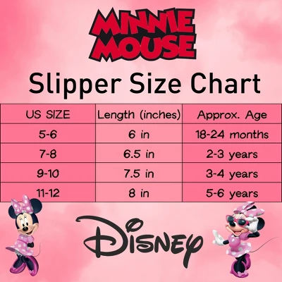 Disney Kids Girl's Minnie Mouse Slippers - Plush Lightweight Warm Comfort Soft Aline House Slippers – Pink White (size 5-12 Toddler/Little Kid) 9 Disney Kids Girl's Minnie Mouse Slippers - Plush Lightweight Warm Comfort Soft Aline House Slippers – Pink White (size 5-12 Toddler/Little Kid) - Image 7