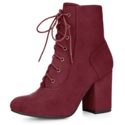 Allegra K Women's Lace Up Chunky Heel Ankle Booties 20 Allegra K Women's Lace Up Chunky Heel Ankle Booties -Georgia Shoes Shop GUEST e5a06f6b 820c 4ff5 84d1 eea89efda921