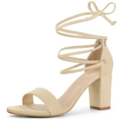 Perphy Strappy Lace Up Chunky High Heel Sandals For Women -Georgia Shoes Shop GUEST e61722f3 74ae 465d 848d 2a3edd631d5e