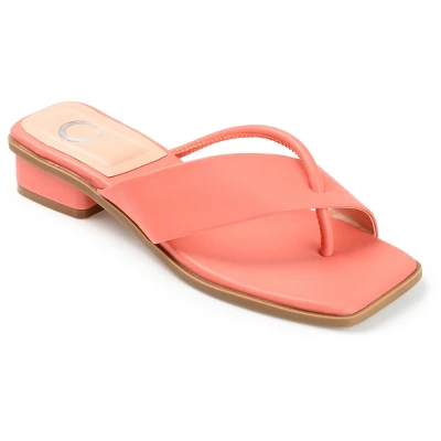 Journee Collection Womens Mina Tru Comfort Foam Flip Flop Low Block Heel Sandals 13 Journee Collection Womens Mina Tru Comfort Foam Flip Flop Low Block Heel Sandals - Image 11