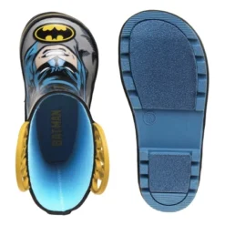 Batman Rubber Rainboots - Waterproof Lightweight Easy On With Easy Pull Handles (sizes 7-1 Toddler / Little Kid / Big Kid) -Georgia Shoes Shop GUEST e6aa8c2a 938f 4011 b246 3d6a11ab7fcf