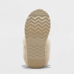 Girls' Lizzie Faux Fur Cuff Bootie Slippers - Cat & Jack™ -Georgia Shoes Shop GUEST e6db65d5 ac2d 4d2b a8ea a8345e91ac08