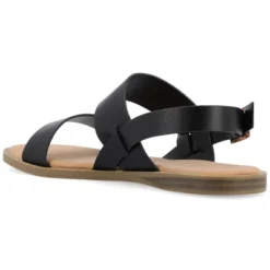 Journee Collection Womens Lavine Multi Strap Flat Sandals -Georgia Shoes Shop GUEST e76a3575 2ace 4711 95fc e86e7e3342b4