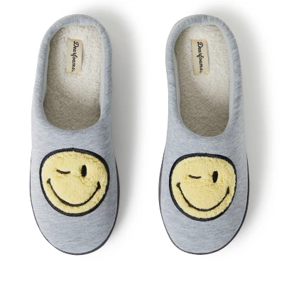 Dearfoams Men's Smile Icon Slippers 7 Dearfoams Men's Smile Icon Slippers - Image 5