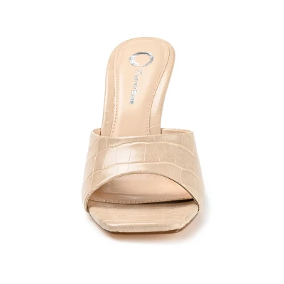 Journee Collection Womens Vivvy Tru Comfort Foam Slip On Open Square Toe Wedge Sandals 7 Journee Collection Womens Vivvy Tru Comfort Foam Slip On Open Square Toe Wedge Sandals - Image 5