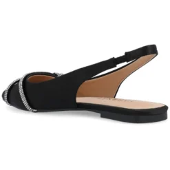 Journee Collection Womens Rebbel Sling Back Pointed Toe Flats -Georgia Shoes Shop GUEST e9c9ce38 9154 4cc2 bc4e 780ed8c76370