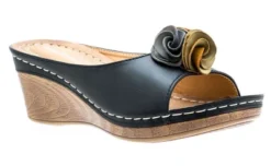 GC Shoes Sydney Flower Comfort Slide Wedge Sandals -Georgia Shoes Shop GUEST eaba7028 f328 42fb bd78 3c6abf33418f