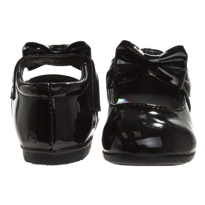 Josmo Baby Girls' Mary Jane Flats With Bow Detail: Non-Slip Sole Wedding Flower Girls' Shoes (Infants/Toddler Sizes) 3 Josmo Baby Girls' Mary Jane Flats With Bow Detail: Non-Slip Sole Wedding Flower Girls' Shoes (Infants/Toddler Sizes)