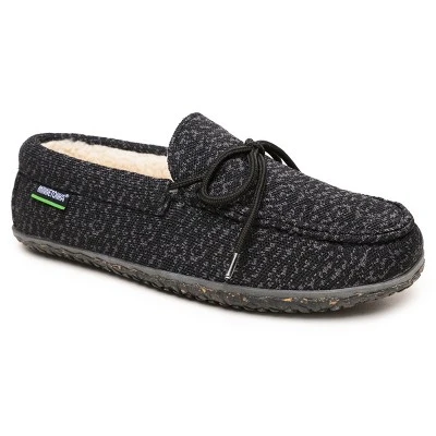 Minnetonka Men's ECO Oak Recycled Moccasin Slippers 4 Minnetonka Men's ECO Oak Recycled Moccasin Slippers - Image 2
