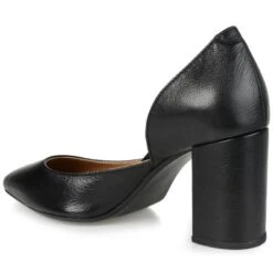 Journee Signature Womens Genuine Leather Jillian D'Orsay High Block Heel Almond Toe Pumps -Georgia Shoes Shop GUEST ecb37e02 fc9f 4b85 84bc f977284866bc