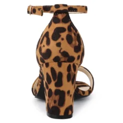 Allegra K Women's Open Toe Ankle Strap Chunky High Heels -Georgia Shoes Shop GUEST edd4472a ed83 43ad 9cd1 bbe8fb60d9dc