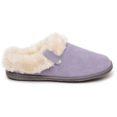Minnetonka Women's Suede Camp Collar Scuff Slide Slippers 4 Minnetonka Women's Suede Camp Collar Scuff Slide Slippers - Image 2