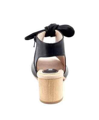 GC Shoes Kimora Bow-Tie Cut Out Block Heel Sandals 4 GC Shoes Kimora Bow-Tie Cut Out Block Heel Sandals - Image 2